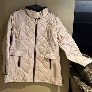 Weatherproof Fur Lined Quilted Women’s Jacket Golden Tan Sz XL NEW